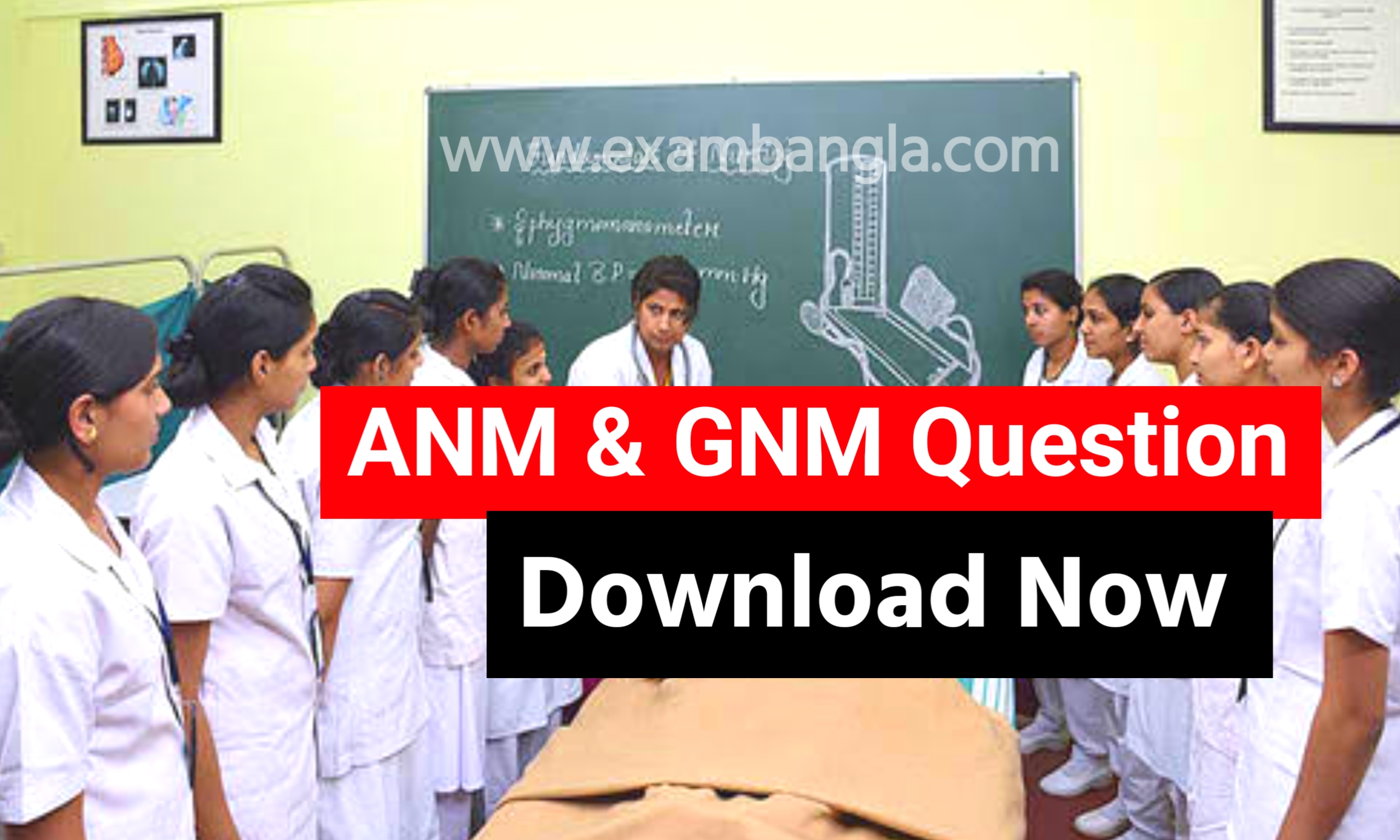 ANM & GNM 2021 Question Paper Download