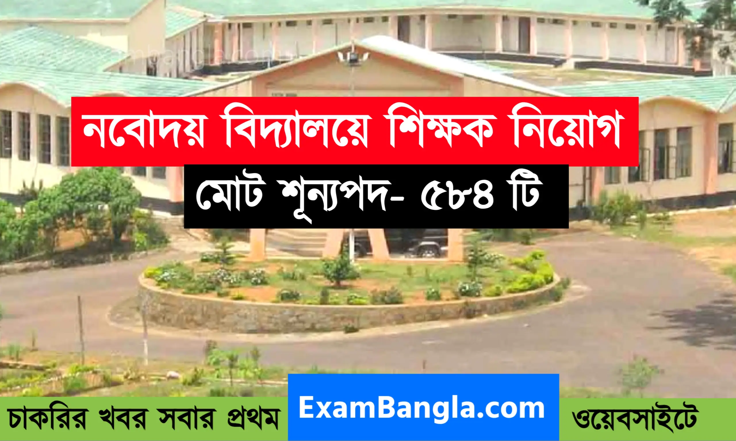 নবোদয় বিদ্যালয়ে শিক্ষক নিয়োগ