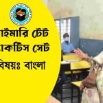প্রাইমারি টেট বাংলা প্র্যাকটিস সেট- ১