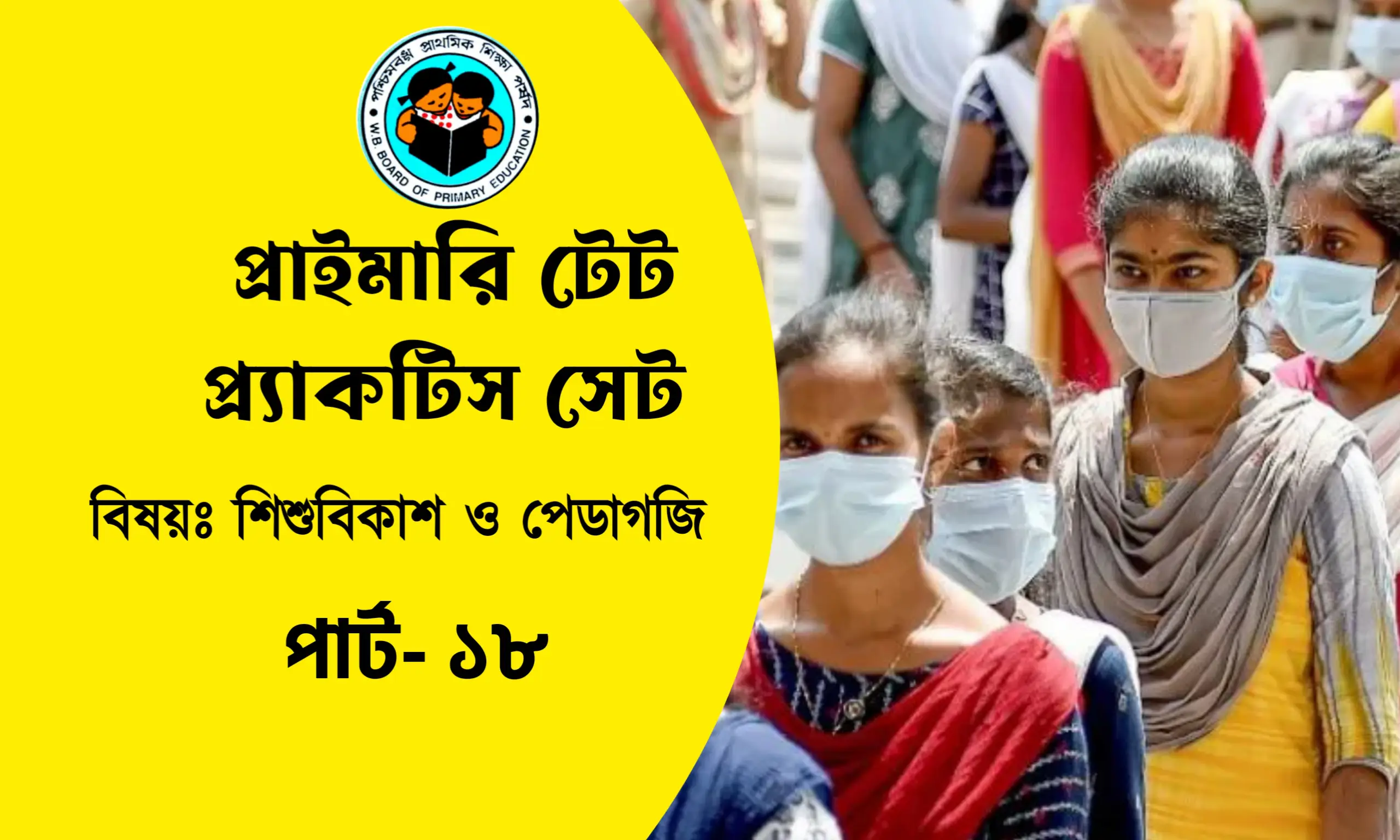 প্রাইমারি টেট শিশুবিকাশ ও পেডাগজি প্র্যাকটিস সেট- ১৮
