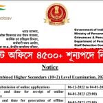 SSC -এর মাধ্যমে পোস্ট অফিসে কর্মী নিয়োগ