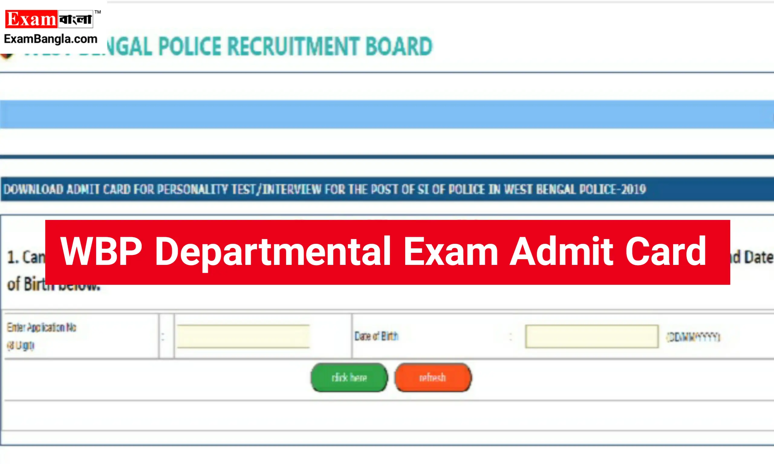 WB Police Exam