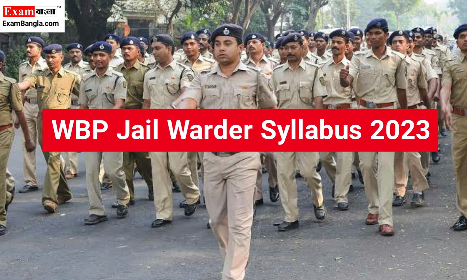 WBP Jail Police Syllabus 2023