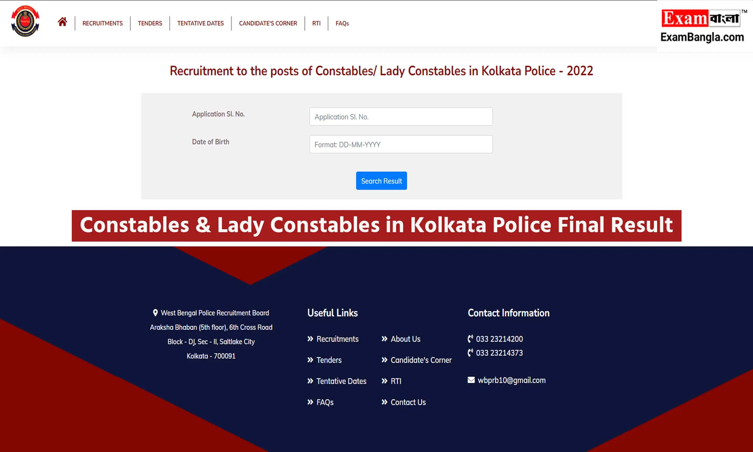KP Constable Final Result