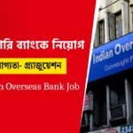 ইন্ডিয়ান ওভারসিজ ব্যাংকে নিয়োগের সুযোগ
