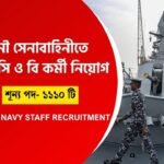 নৌ সেনাবাহিনীতে কর্মী নিয়োগ