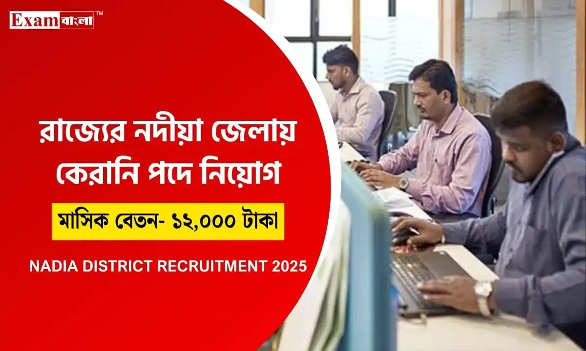 কেরানি পদে কর্মখালি