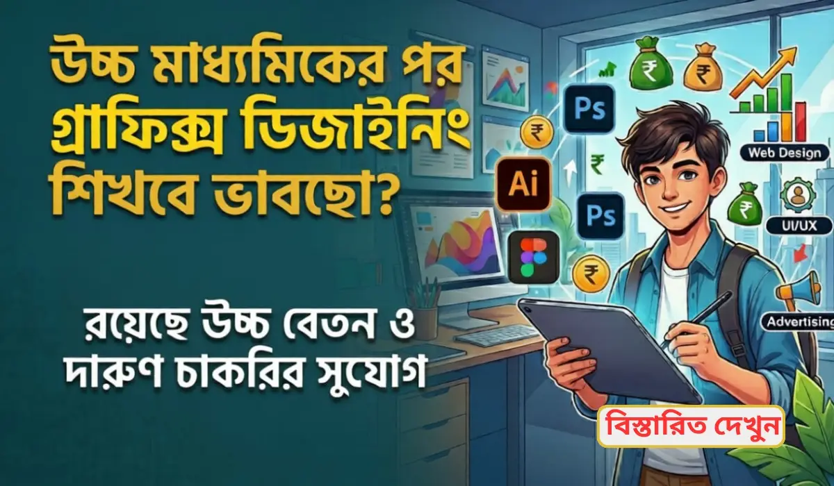 উচ্চ মাধ্যমিকের পরে গ্রাফিক্স ডিজাইন?