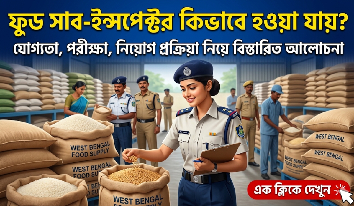 ফুড সাব-ইন্সপেক্টর কীভাবে হওয়া যায়?