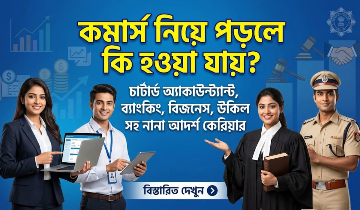 কমার্স নিয়ে পড়লে কি হওয়া যায়?