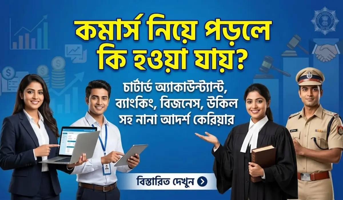 কমার্স নিয়ে পড়লে কি হওয়া যায়?