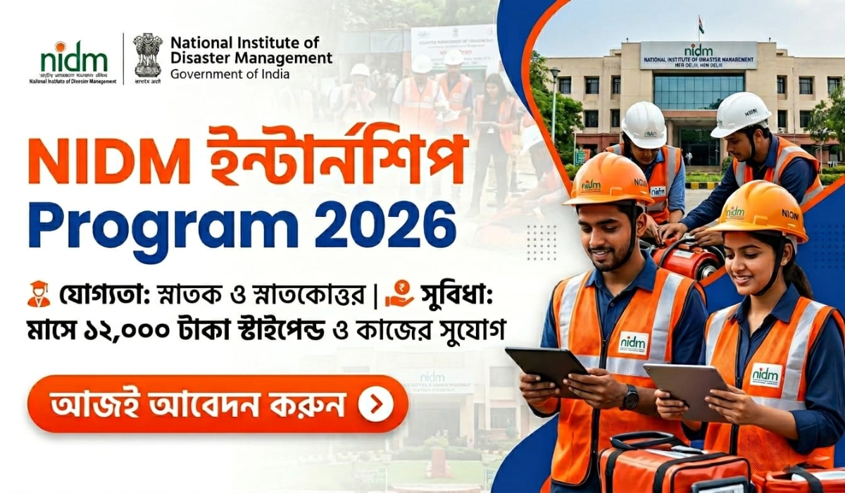 NIDM ইন্টার্নশিপ প্রোগ্রাম