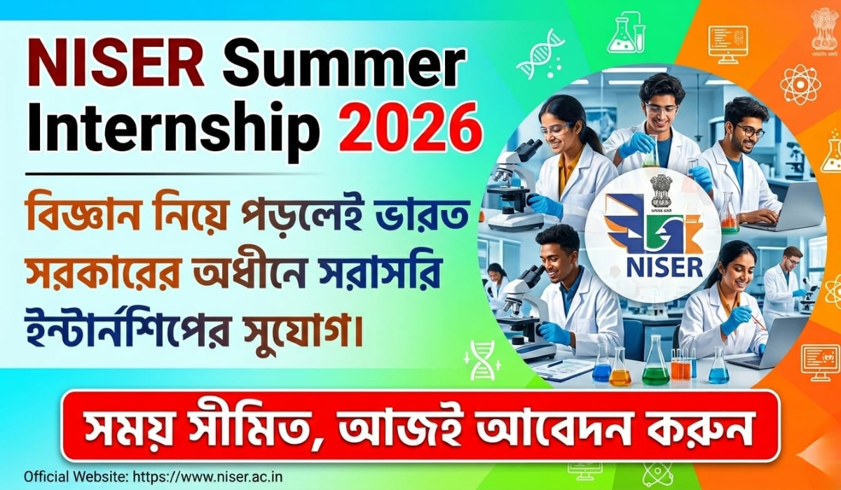 NISER সামার ইন্টার্নশিপ